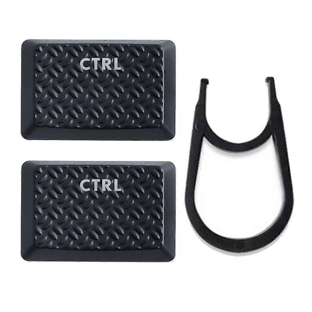 DIY Custom Keyboard CTRL Key 2Pcs Backlit GL Tactile Switch Keycap w/ Texture Non-slip Cover for Logitech G913 G915 G813