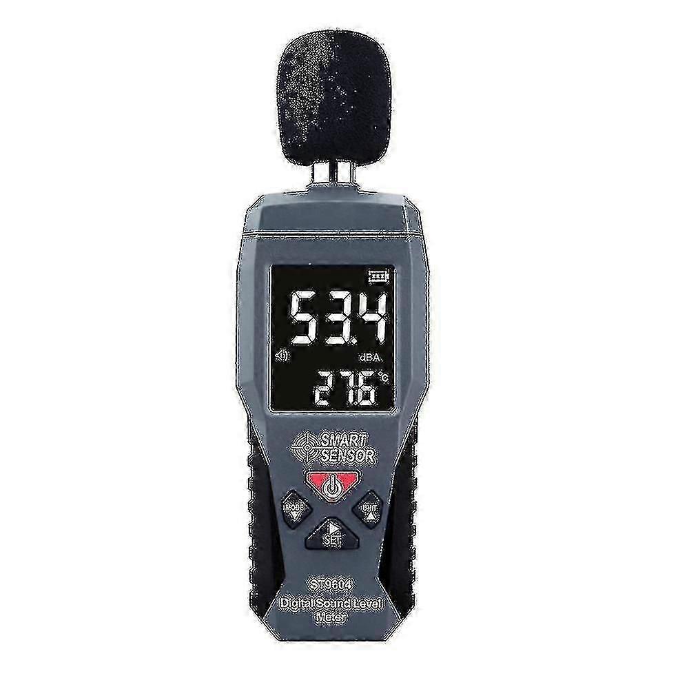 Handheld Sound Level Meter, Lcd Decibel Meter, Mini Digital Noise Meter Range 30-130dba