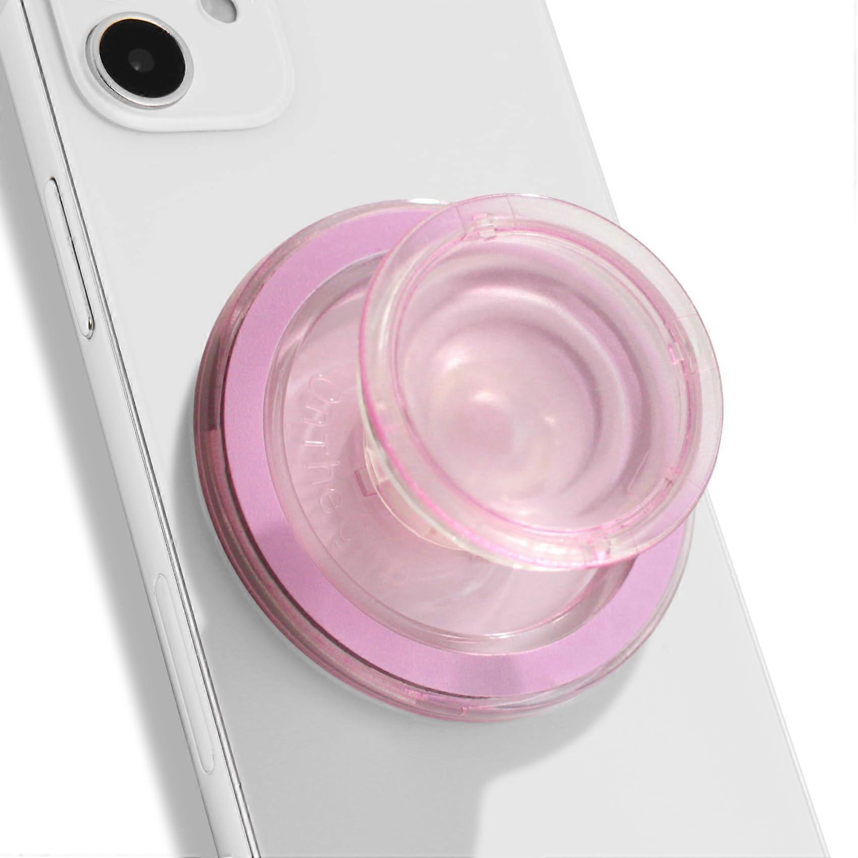 Translucent Colorful Design Mobile Phone Holder for Smartphones and Tablets, Adjustable Size, Durable Material, Portable Style