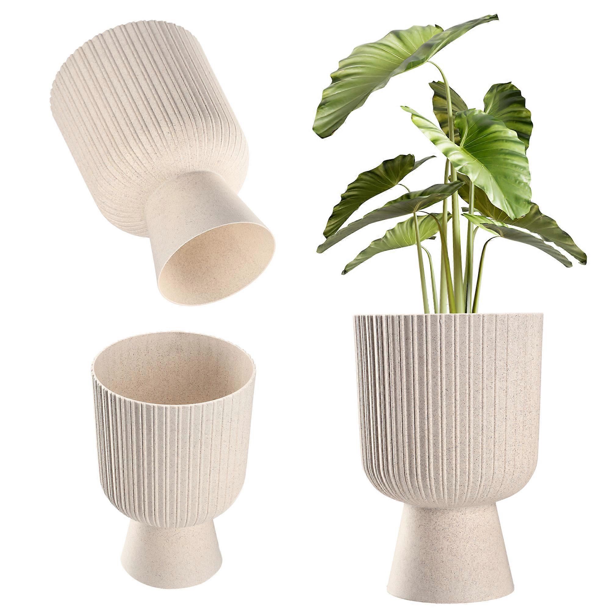 KADAX Bloempot Deksel Gazon Bloembed 14cm Beige