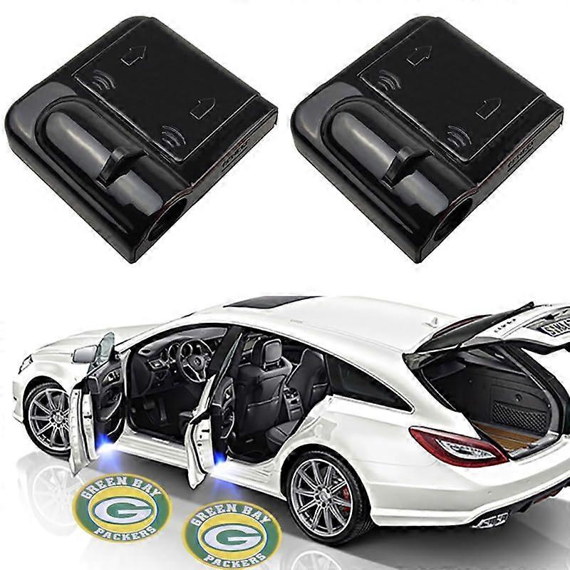 2 PCS Car Door Projector Lights Welcome for Courtesy Ghost Shadow Lamp