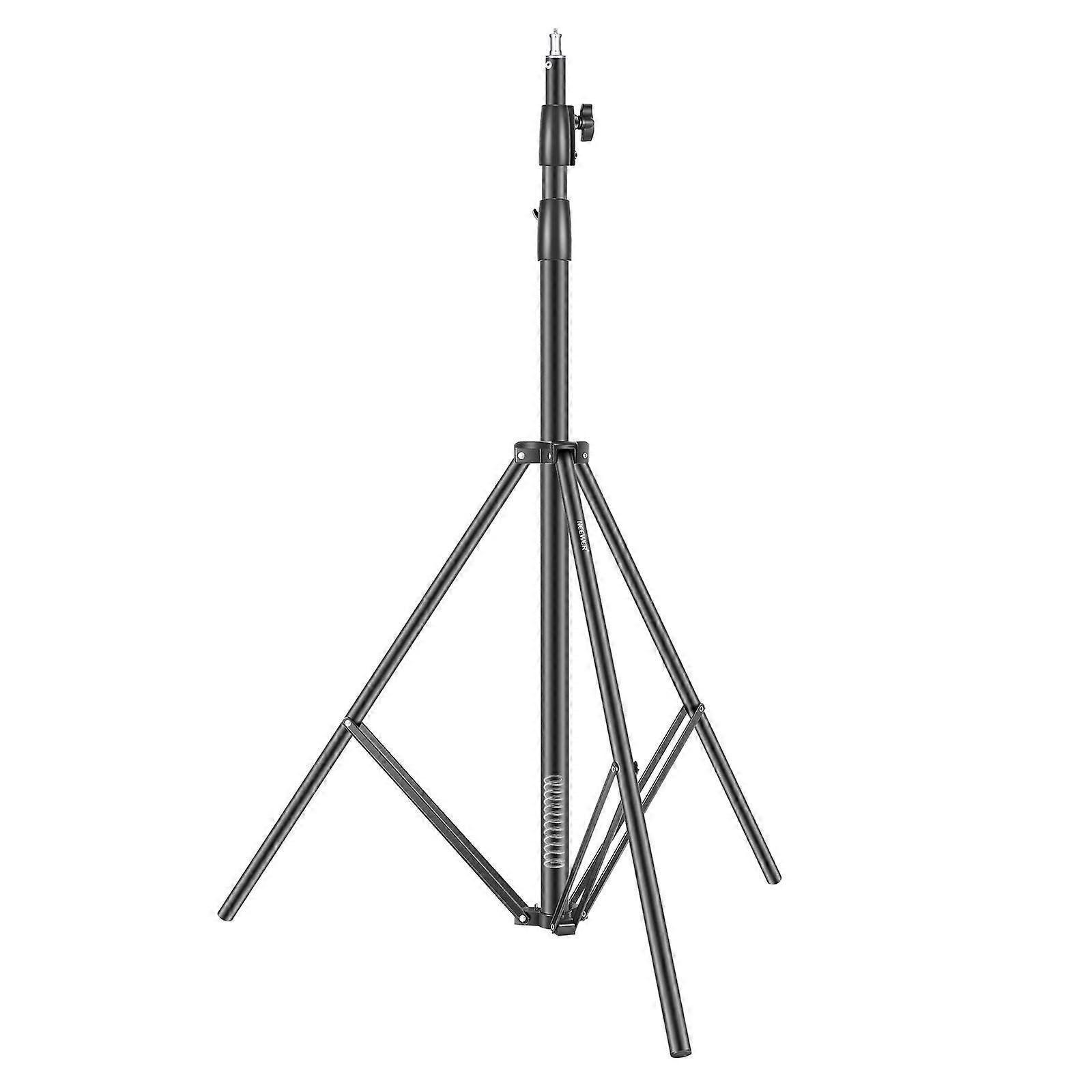 Light Stand 10 Feet/3 Meters Adjustable Spring Cushioned Metal Photography Tripod Stand