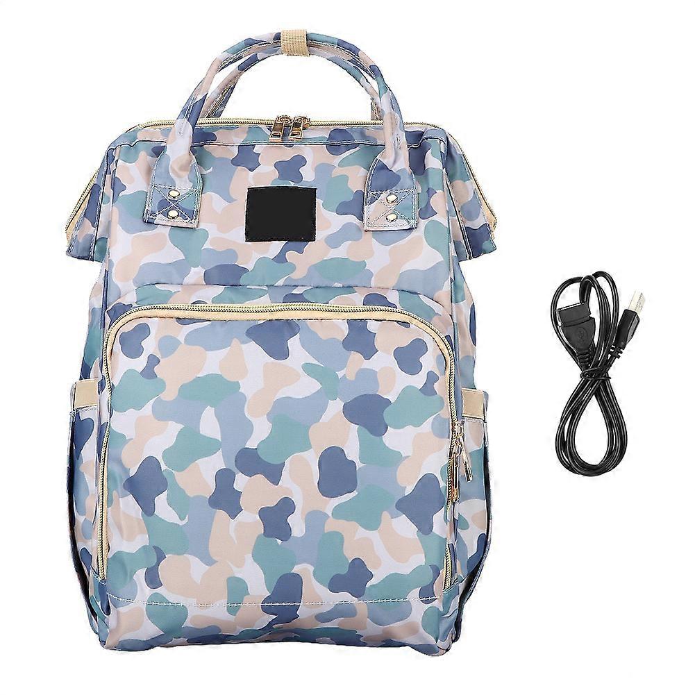 USB Charging Backpack Maternal and Child Package Multi-function Mummy Bag