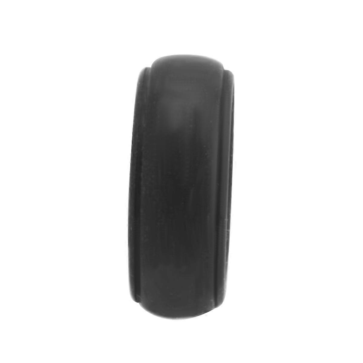 8Mm Popular Black Men Silicone Cool Rings #7