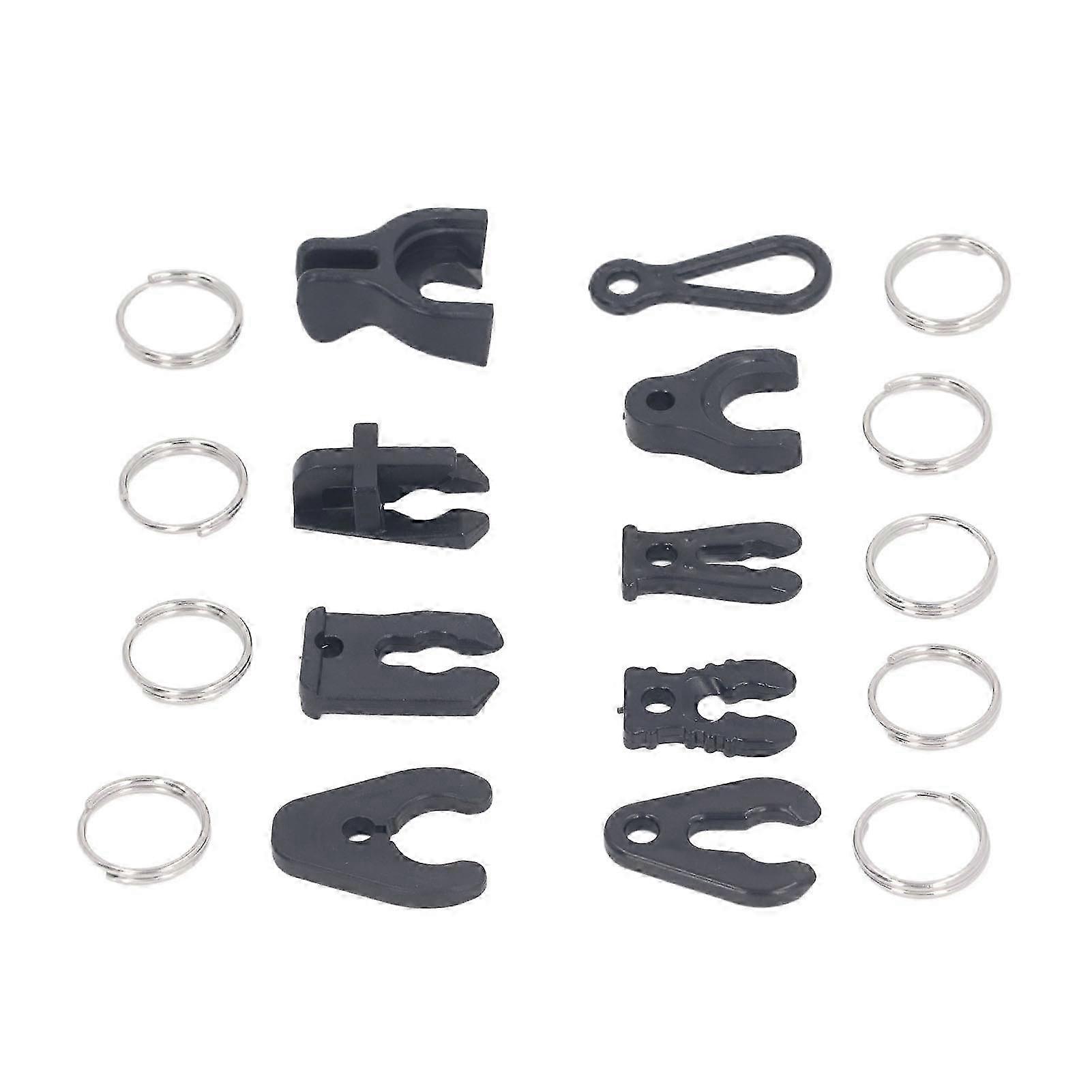 9PCS Universal Boat Kill Switch Keys with Key Rings for Outboard Motor Safety