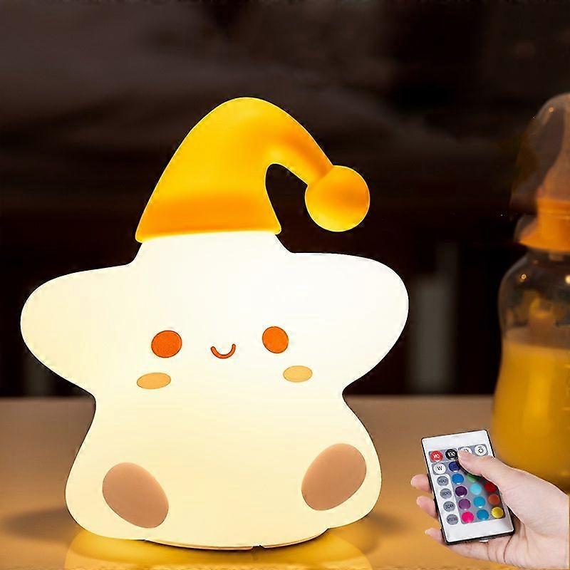 Silicone Star Night Light, Spec: Remote Control Remote Control