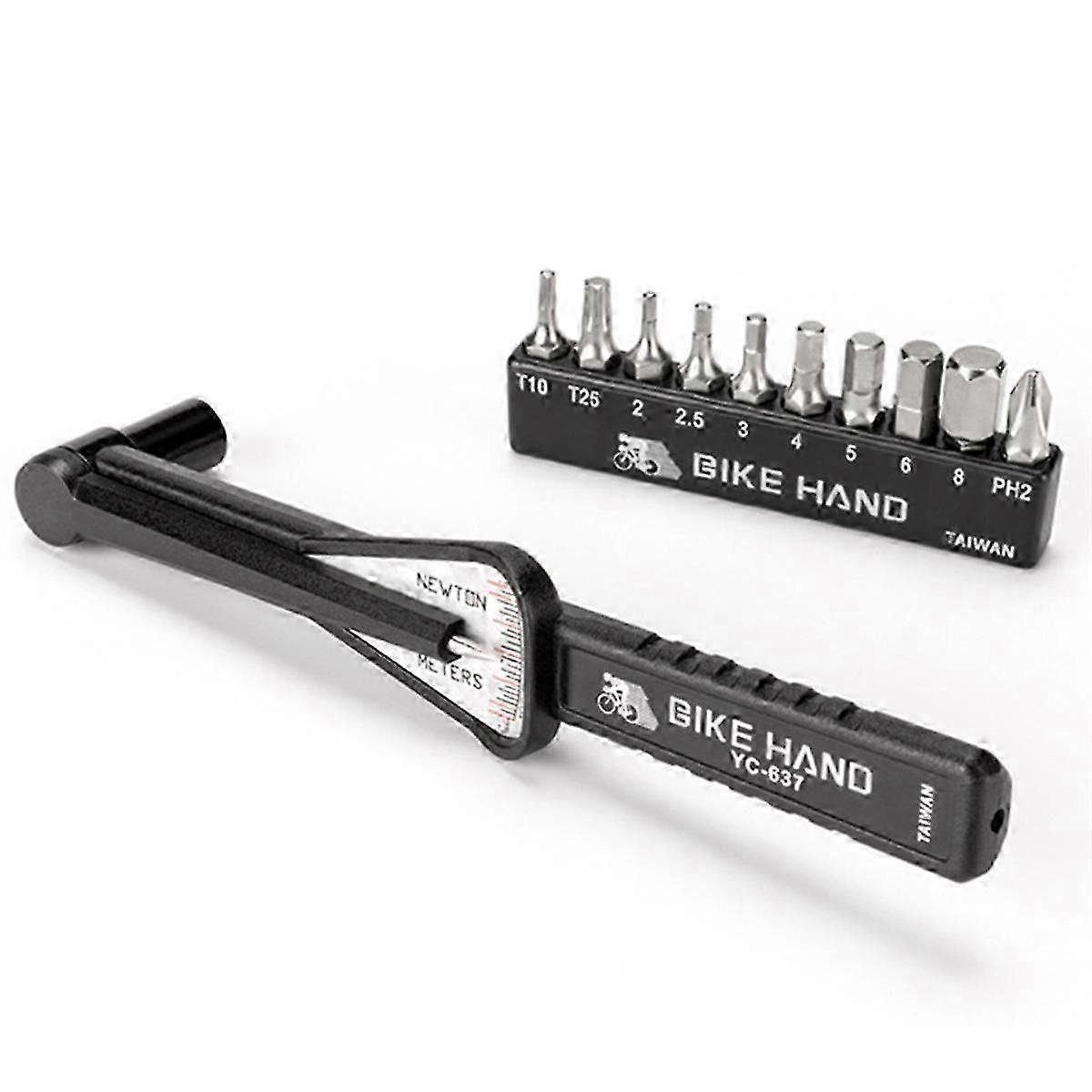 -637 Professional Bicycle Pointer Type Torque Wrench Hex Key Tool Socket Spanner Set Kit Cycling R