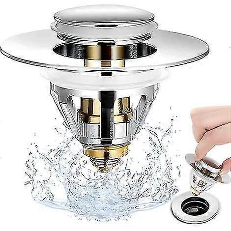 Universal Bathroom Sink Plug, Bounce Drain Plug, Bathtub, Sink Drain Plug