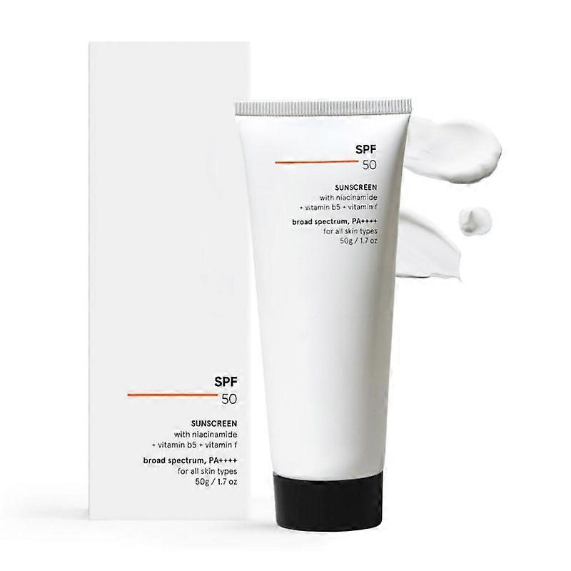 Sunscreen SPF 50 Lightweight with Multi-Vitamins | No White Cast | Broad Spectrum PA ++++ | Niacinamide Sunscreen For Oily Skin, Dry Skin