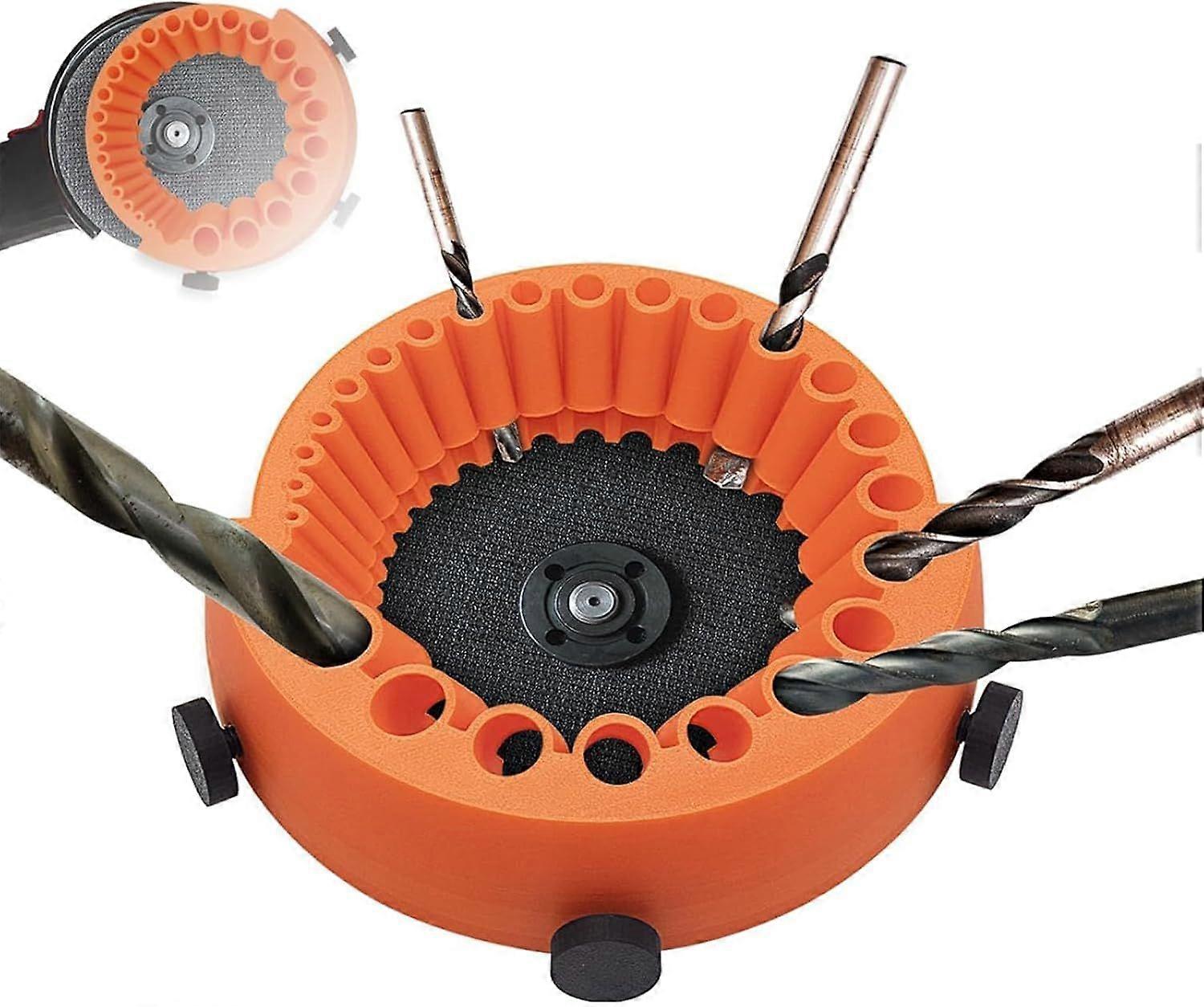 Drill Bit SharpenerUniversal Drill Bit Sharpener for 125mm Angle Grinder - Precise Sharpening of 2-13mm Drill Bits - Durable and Versatile Accessory f