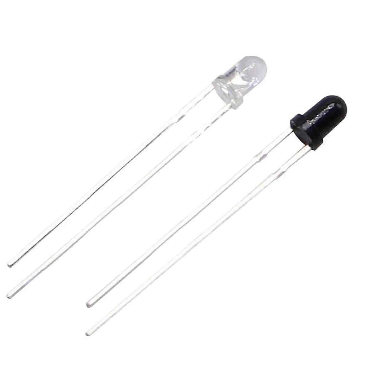 3mm 940nm Infrared LED Emitter and IR Receiver Diodes - 50 Pairs High Quality for Electronics Projects 2025 Arrival