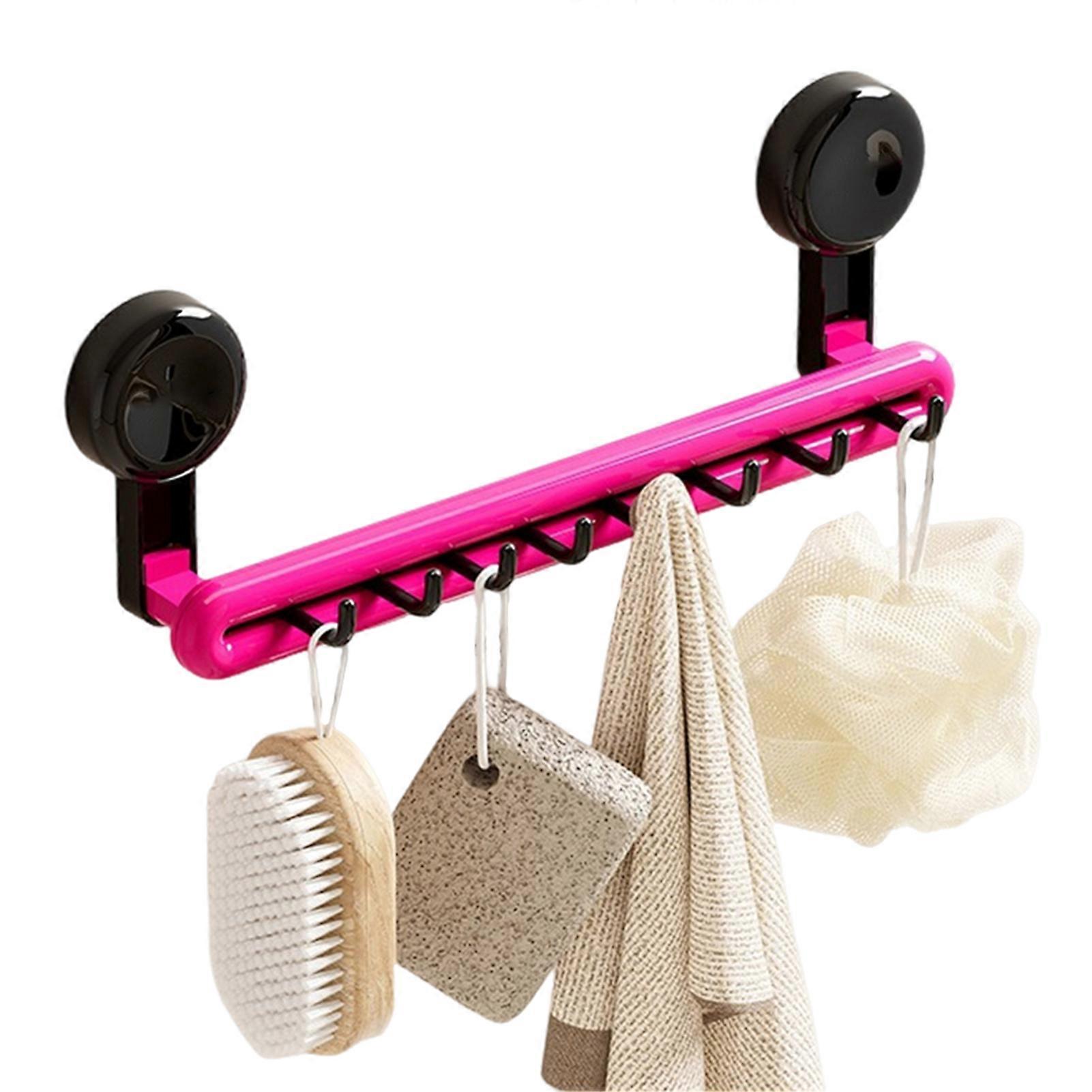 Wall Mounted Towel Rack Multipurpose Bathroom Storage Holder for Home Kitchen