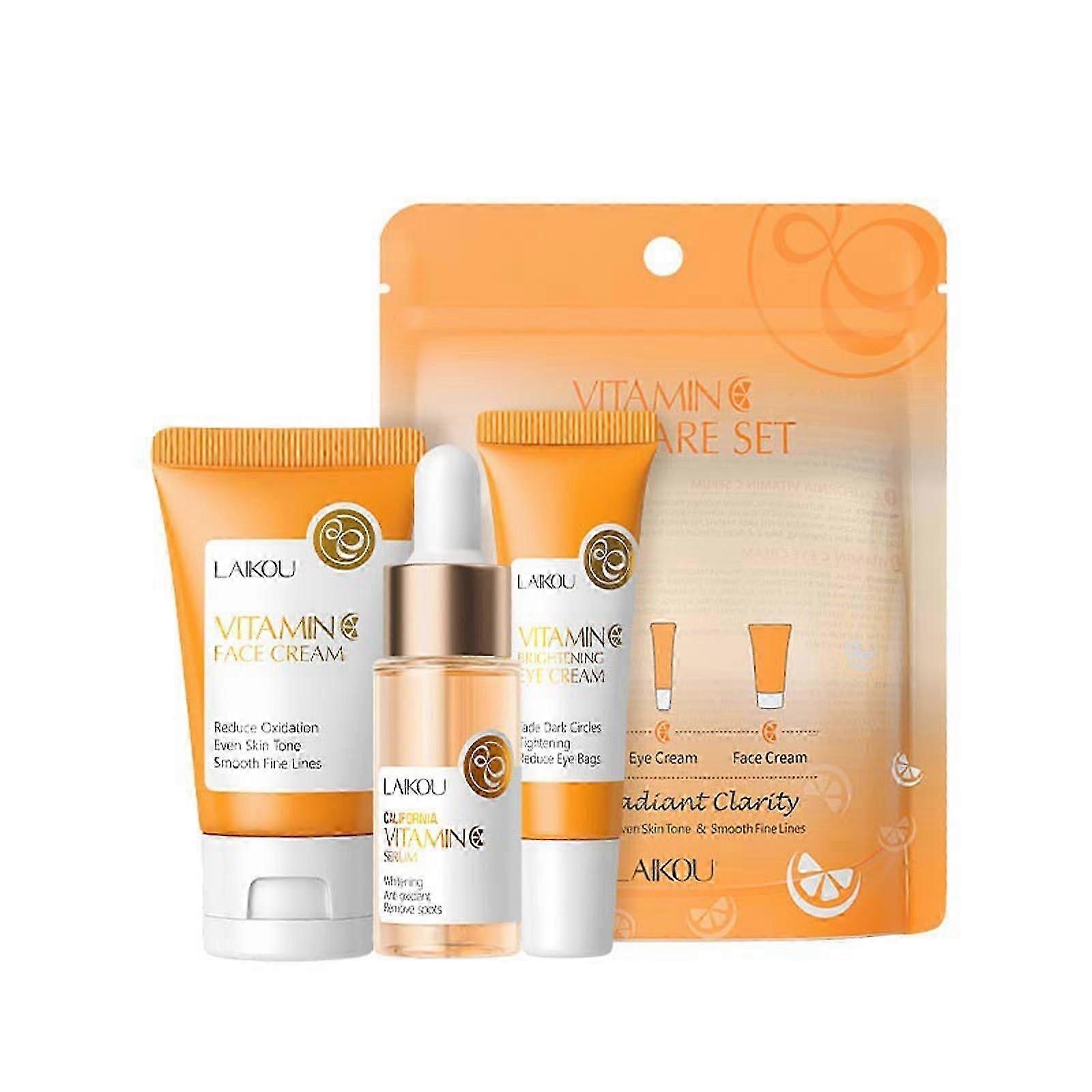 C Skin Set 3-piece Facial Hydrating And Moisturizing Skin Set 17ml PU4900