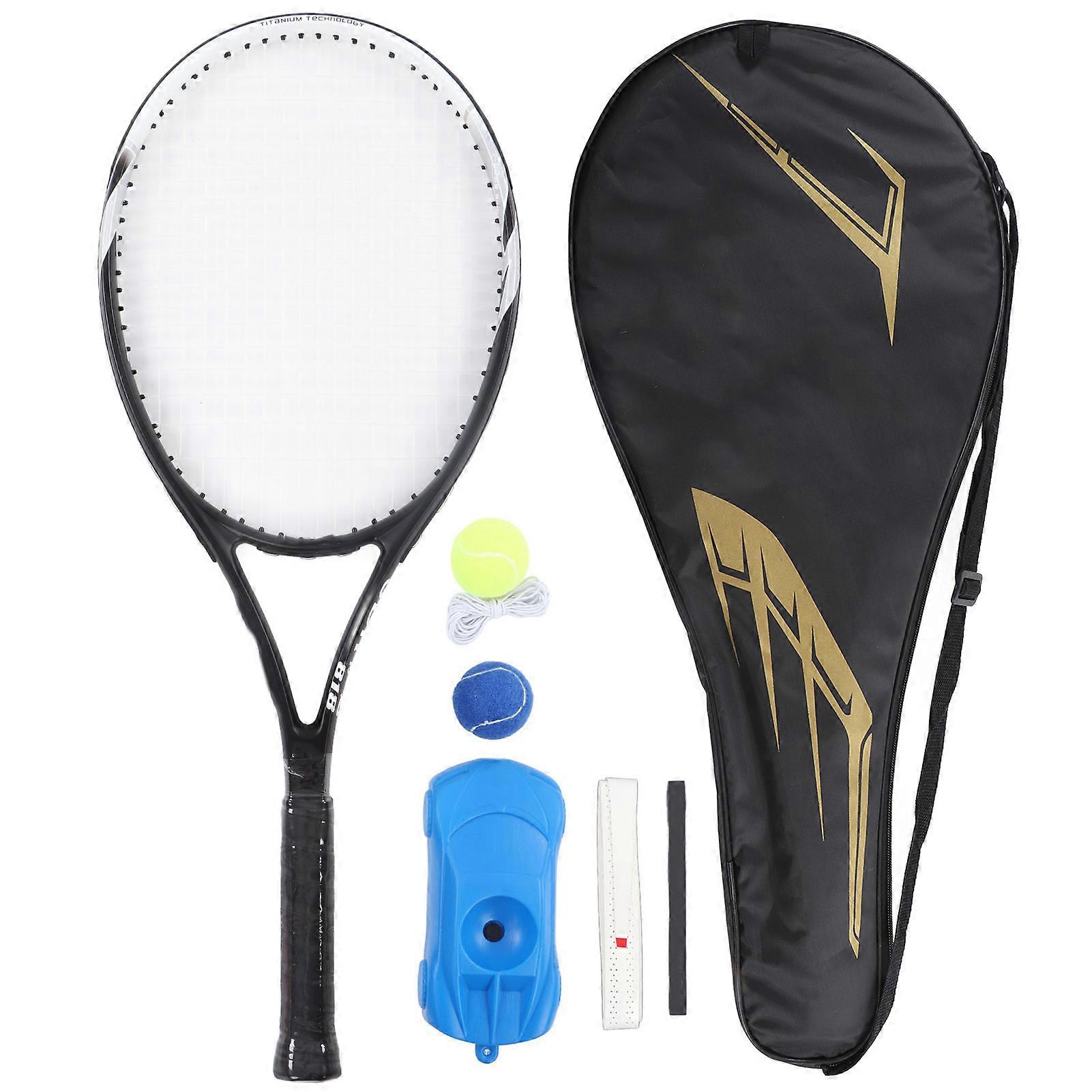 Trainer Set Self Practice Extra Large Mesh Surface Tennis Racket Rebound Ball Training Equipment For Outdoor