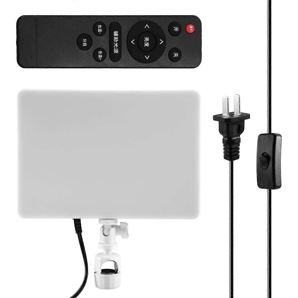 Fill Light Universal Clip LED 12inch with Remote Control Three Colors Light Adjustable Plug-in Mode