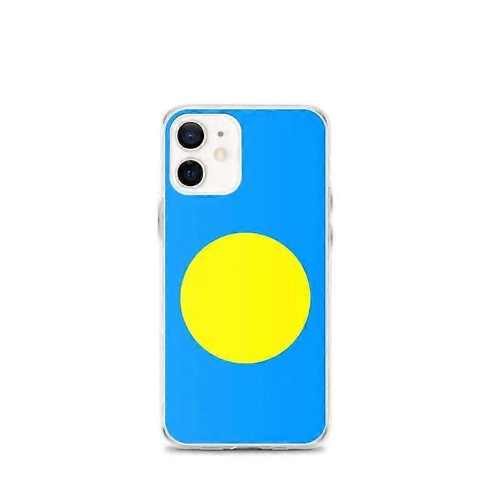 Phone Case - PIXELFORMA - Palau Flag - Compatible with iPhone 12 mini - Flexible - Durable and Shockproof