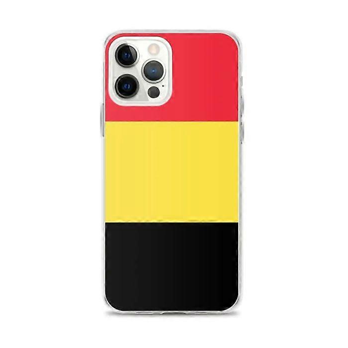 iPhone Case - Belgium - Flag - Soft - Multicolored - Transparent TPU