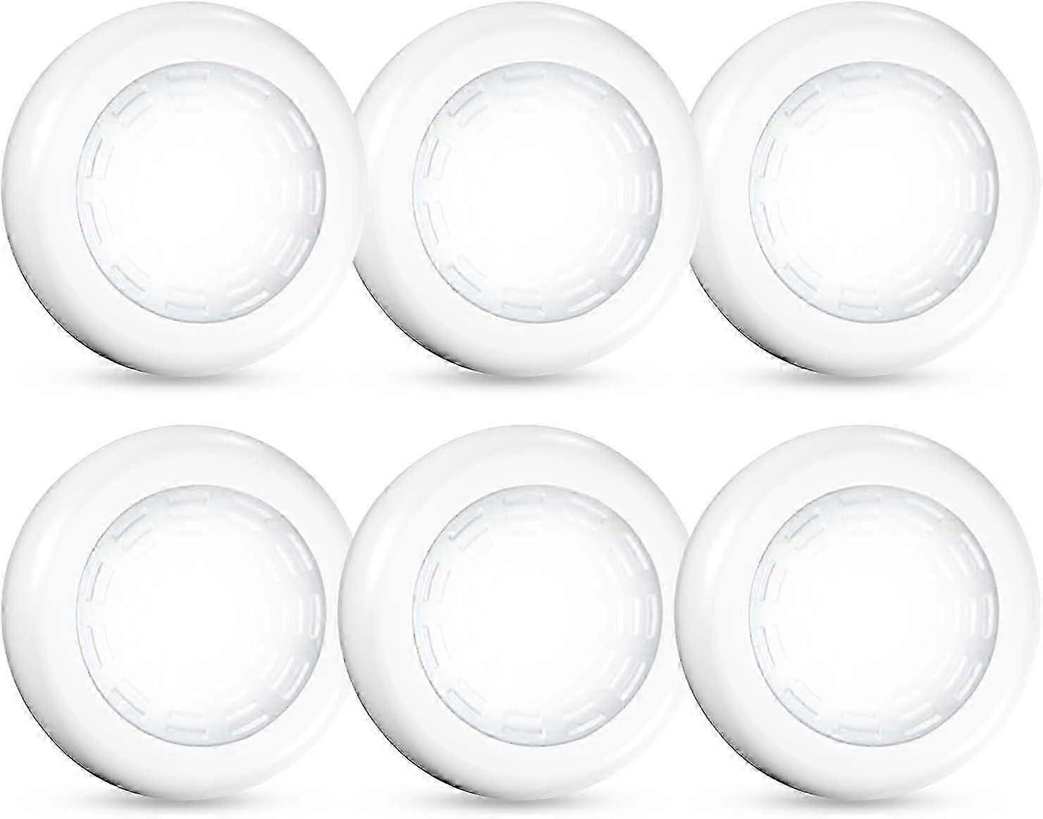 Tap Light Push Lights, 6 Pack Portable Bright LED Puck Light Touch Light Night