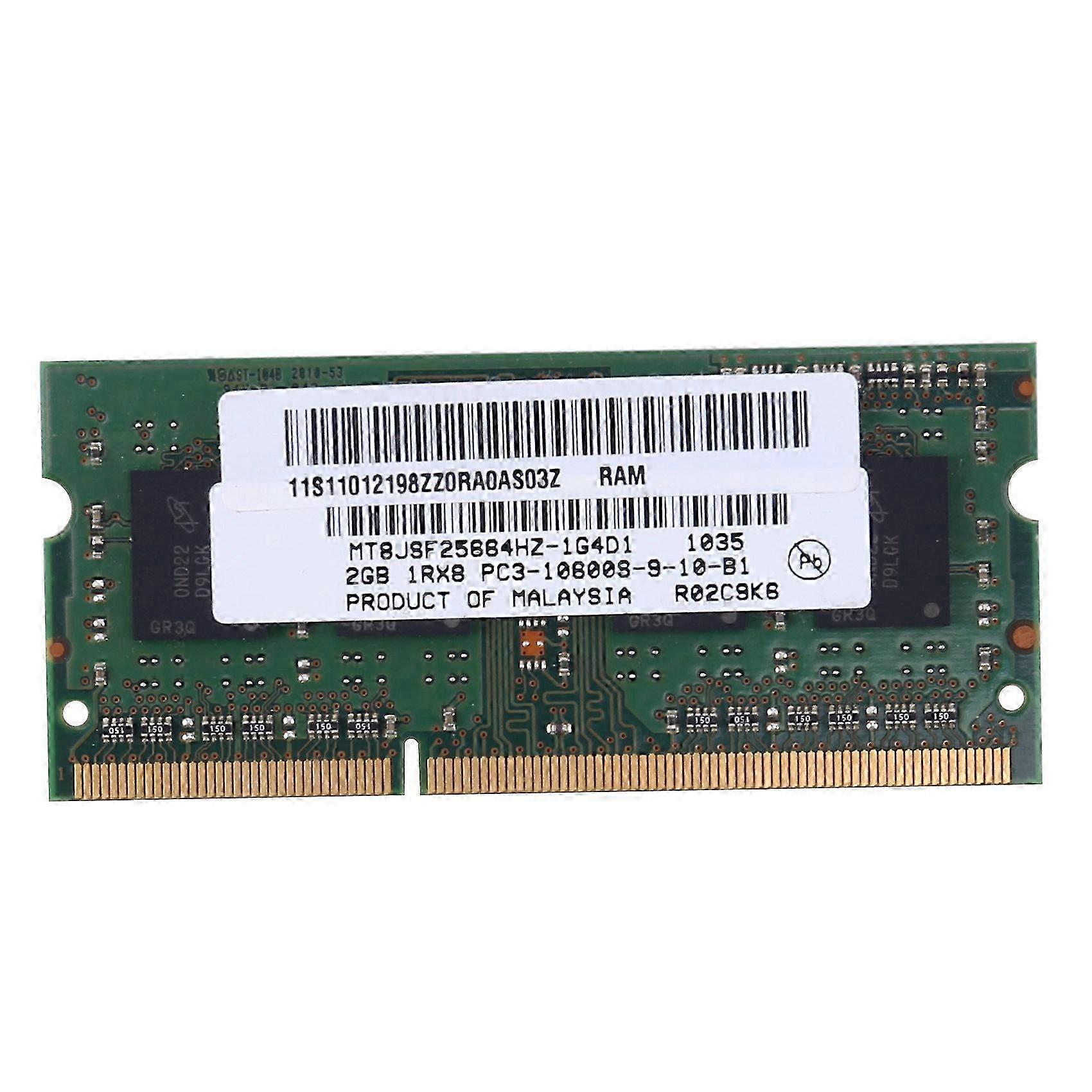 DDR3 2GB Laptop Memory Ram 1RX8 PC3-10600S 1333Mhz 204Pin 1.5V High Performance Notebook RAM