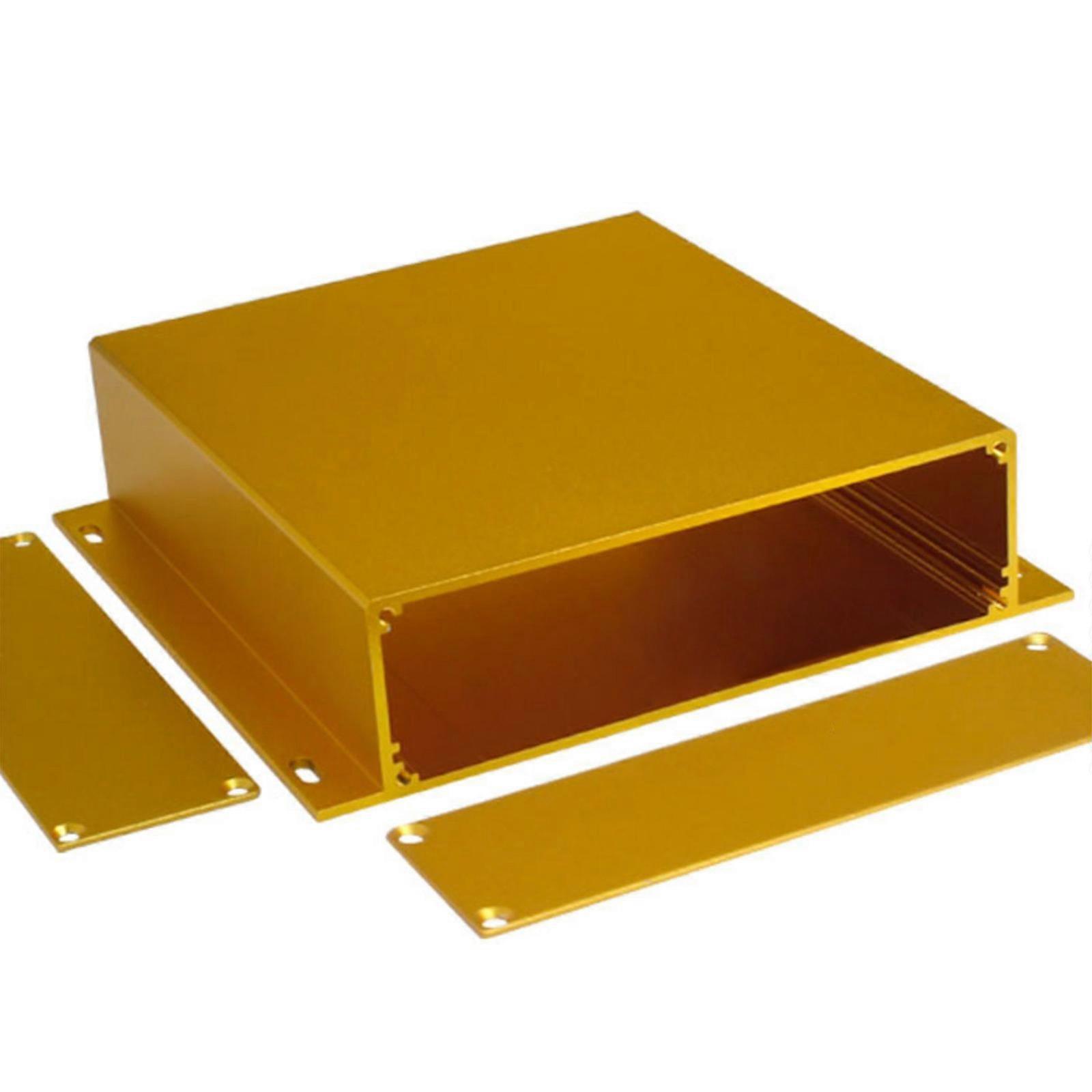 1Set Integrated Aluminum Box Alloy for Shell Instrument Outer for Case DIY Power Supply Enclosure 150x158x39mm