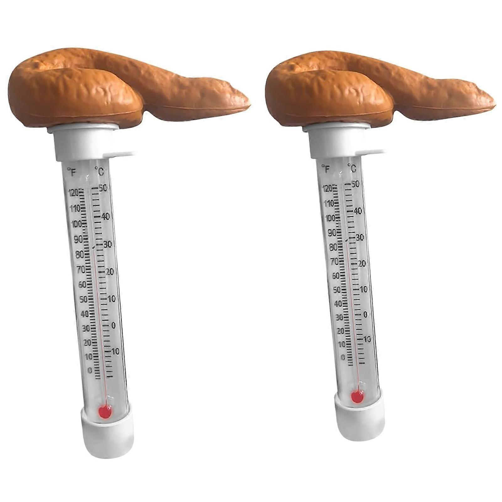 Floating Pool Thermometer for Easy Reading, 2PCS for Outdoor & Indoor Pools, Spas, Hot Tubs, Aquariums, Fish Ponds