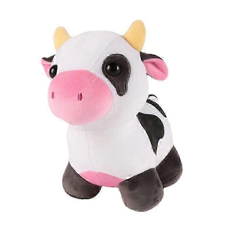 Adop Me Cow Plush Toy Soft Stuffed Plush Toy Game Character Adop Me Cow Plush Animal Cow Plushie Doll for Kid's Accompanying Toy