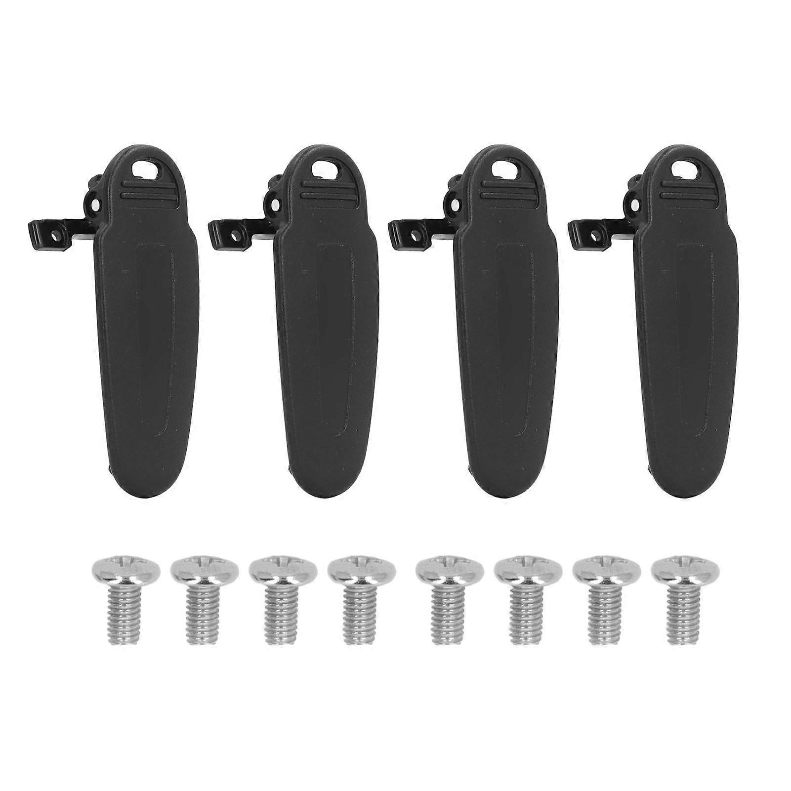 Lot de 4 clips de ceinture radio de remplacement pour Kenwood TK2140 TK3140 TK2160 TK3160 TK2170 TK3170 TK2173 TK3173 TK2360 TK3360 NX220 NX320