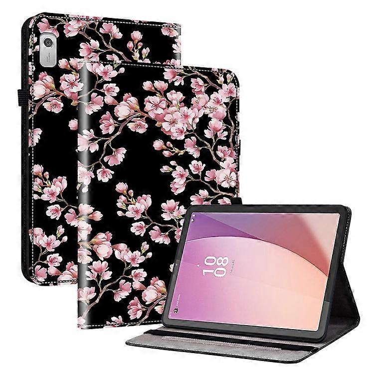 Compatible For Lenovo Tab M9 Case PU Leather Pattern Card Slots Tablet Protector