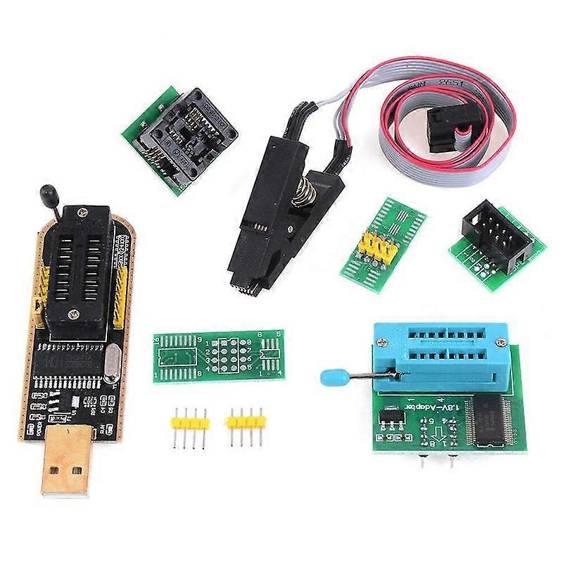 HIGH QUALITY usb programmer CH341A + SOIC8 clip + 1.8V + SOIC8 adapter