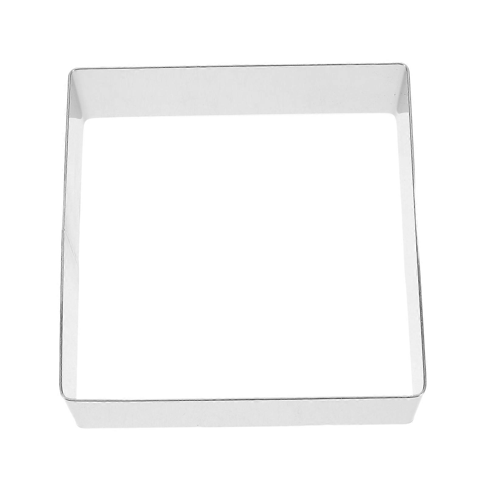 Square Ring for Cake Crafting, Steel Quality, Consistent Results