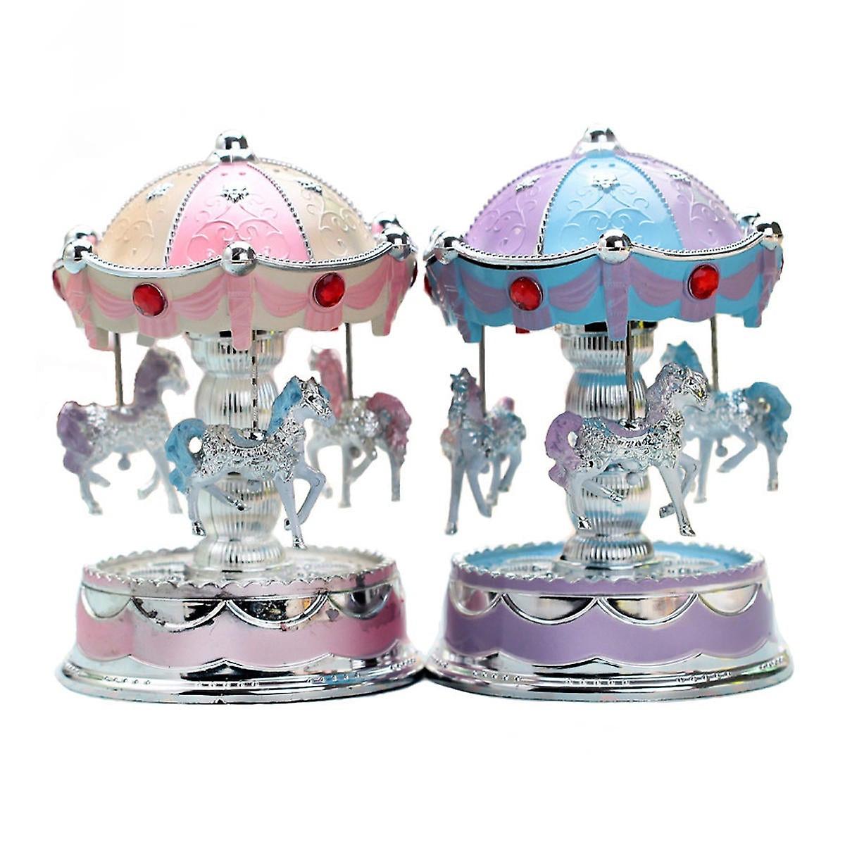 Led Light Music Box Romantic Gift Clockwork Music Box