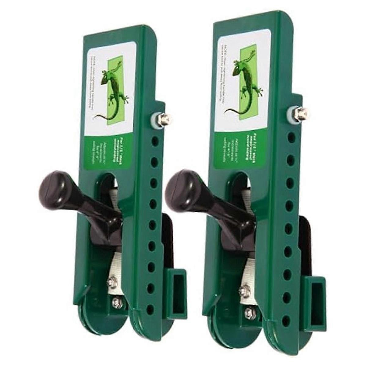 Fiber Cement Siding Installation Tools - 3/8 Inch Compatible Lap Gauge with Adjustable Reveals, 2 P