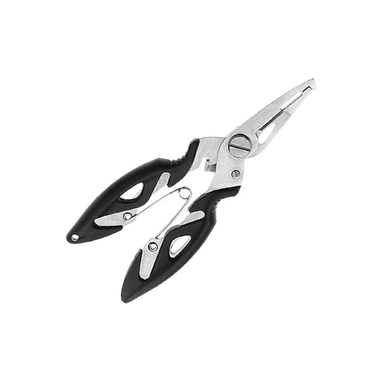 Fishing Pliers Fishing Scissors Fishing Tool PP Plastic Small Tools Black