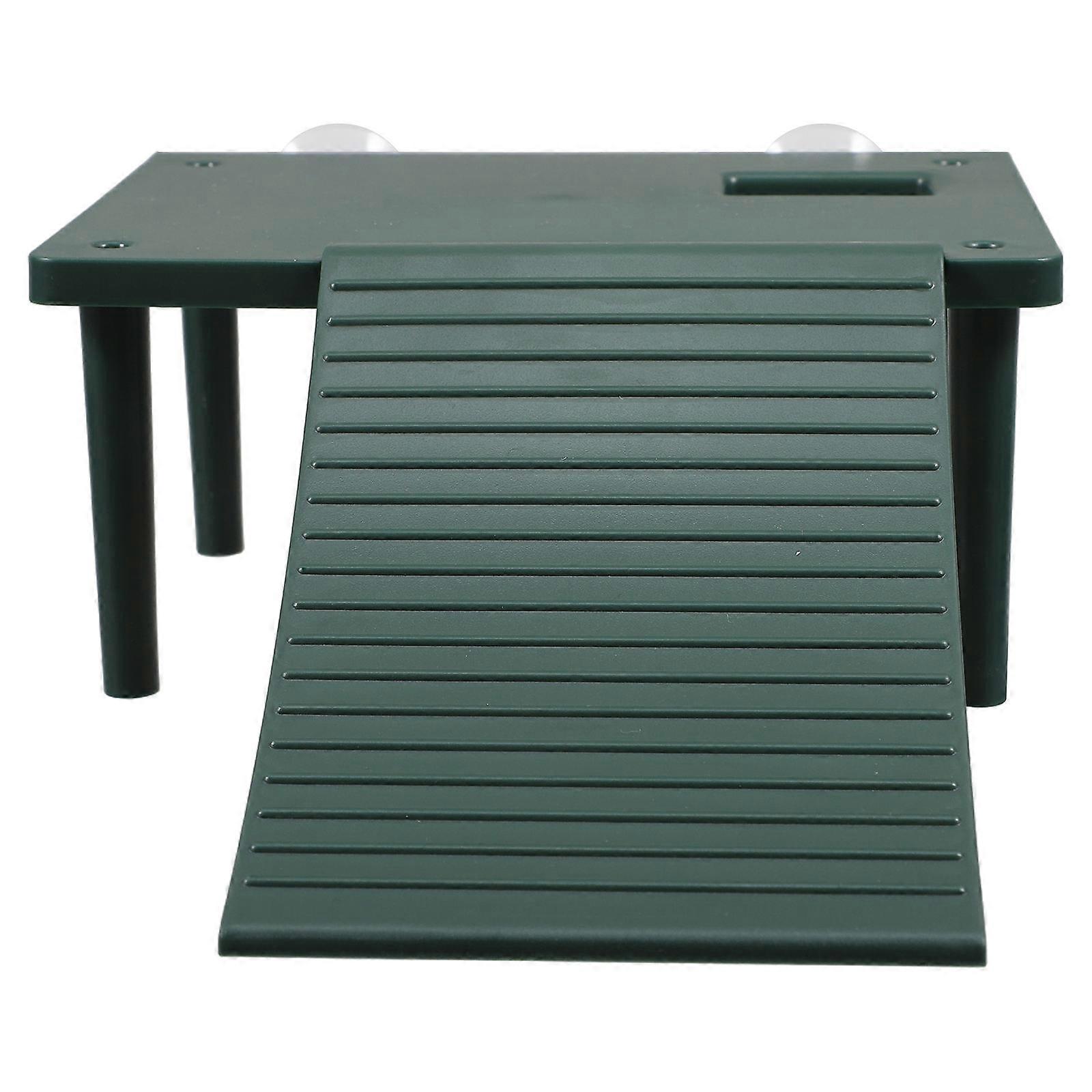Floating Basking Platform with Ramp Design for Active Turtles
