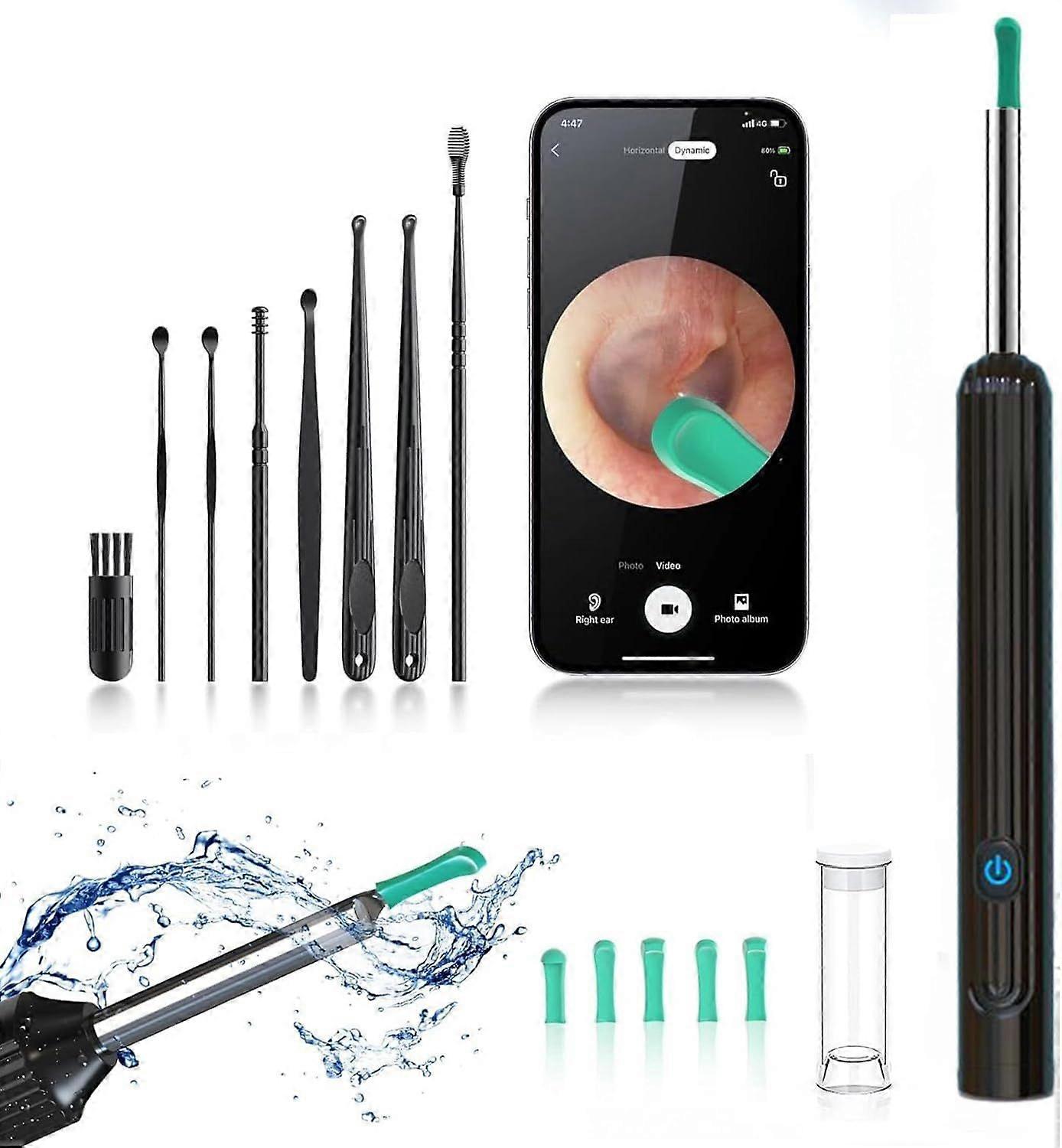 Ear Wax Removal Tool, Ear Cleaner with Camera and Light, Smart Visual Earwax