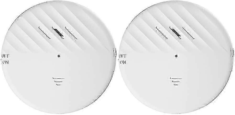 גלאי שבירת זכוכית, אזעקת חלון עם אזעקת 125 Db, אזעקת חיישן רטט זכוכית (2 Pcs) Banban