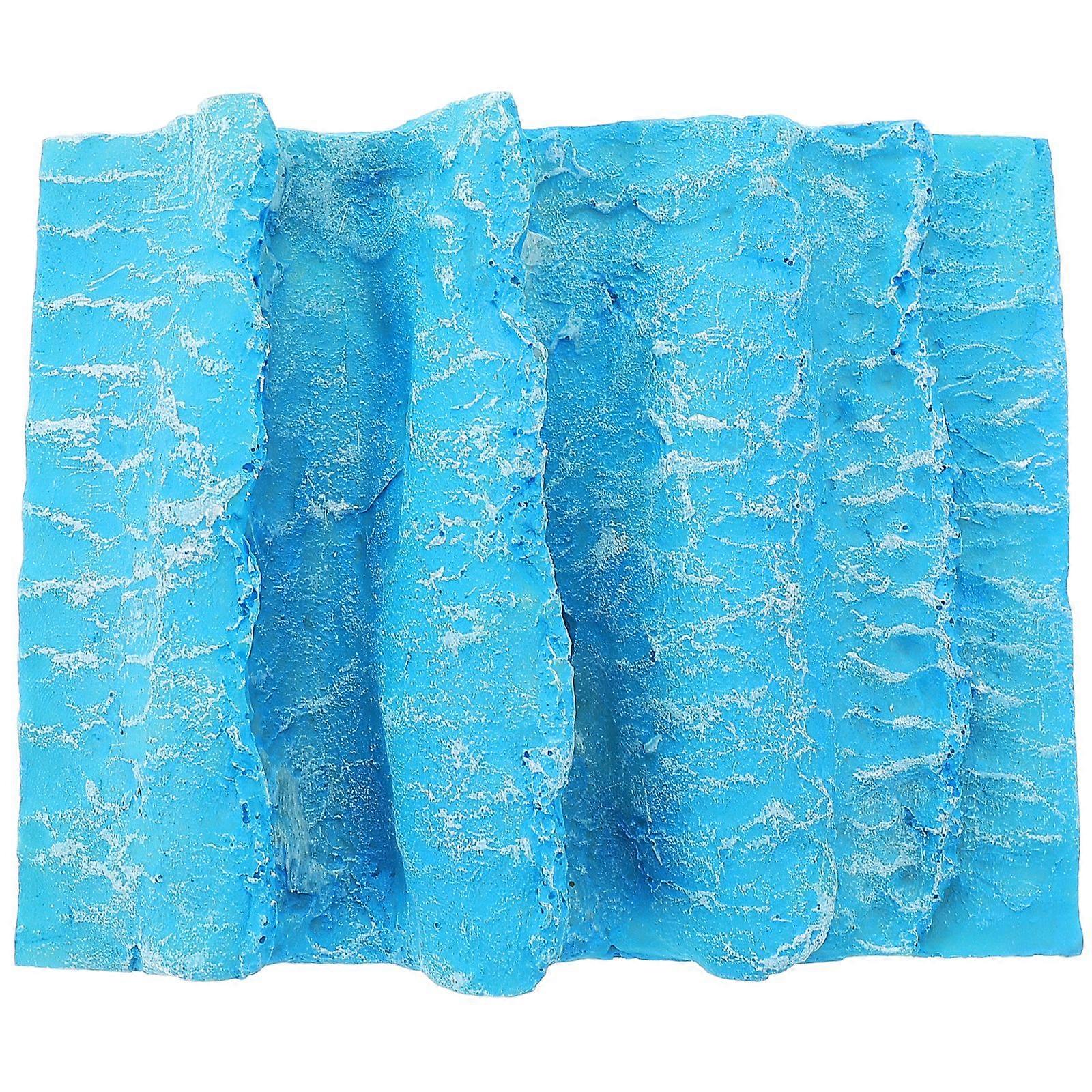 Exquisite Resin Ocean Wave Figurine for Sand Table Simulation Wave Scene Layout Decoration Sand Table Seaside Landscaping Adornment