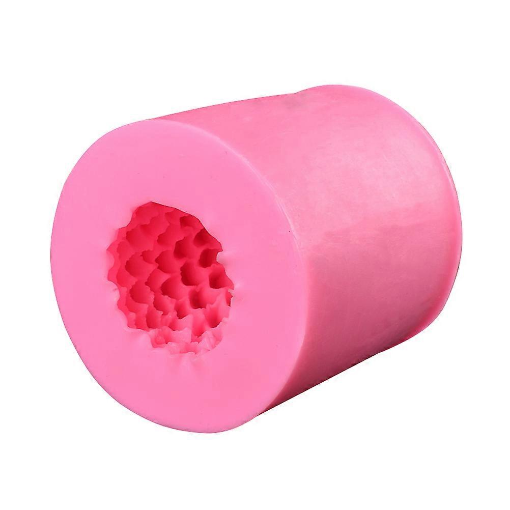Pinecone Cookie Mold Silicone Baking Tool For Diy Use And Cake Decoration Pink 7.3x7.2cm 1Pcs