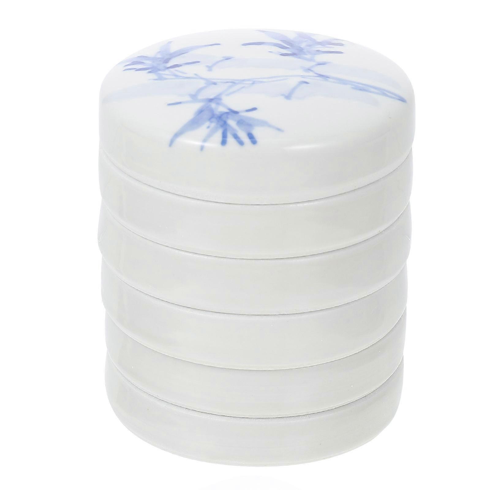 Paint Tray Ink Dishes For Painting Sessions Traditional Chinese 10X8X8CM 1 Set