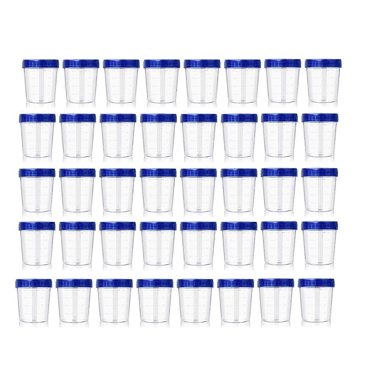 40 Pack 4oz Small Containers with Lids,Reusable Salad Dressing Container Airtight Leakproof Condime