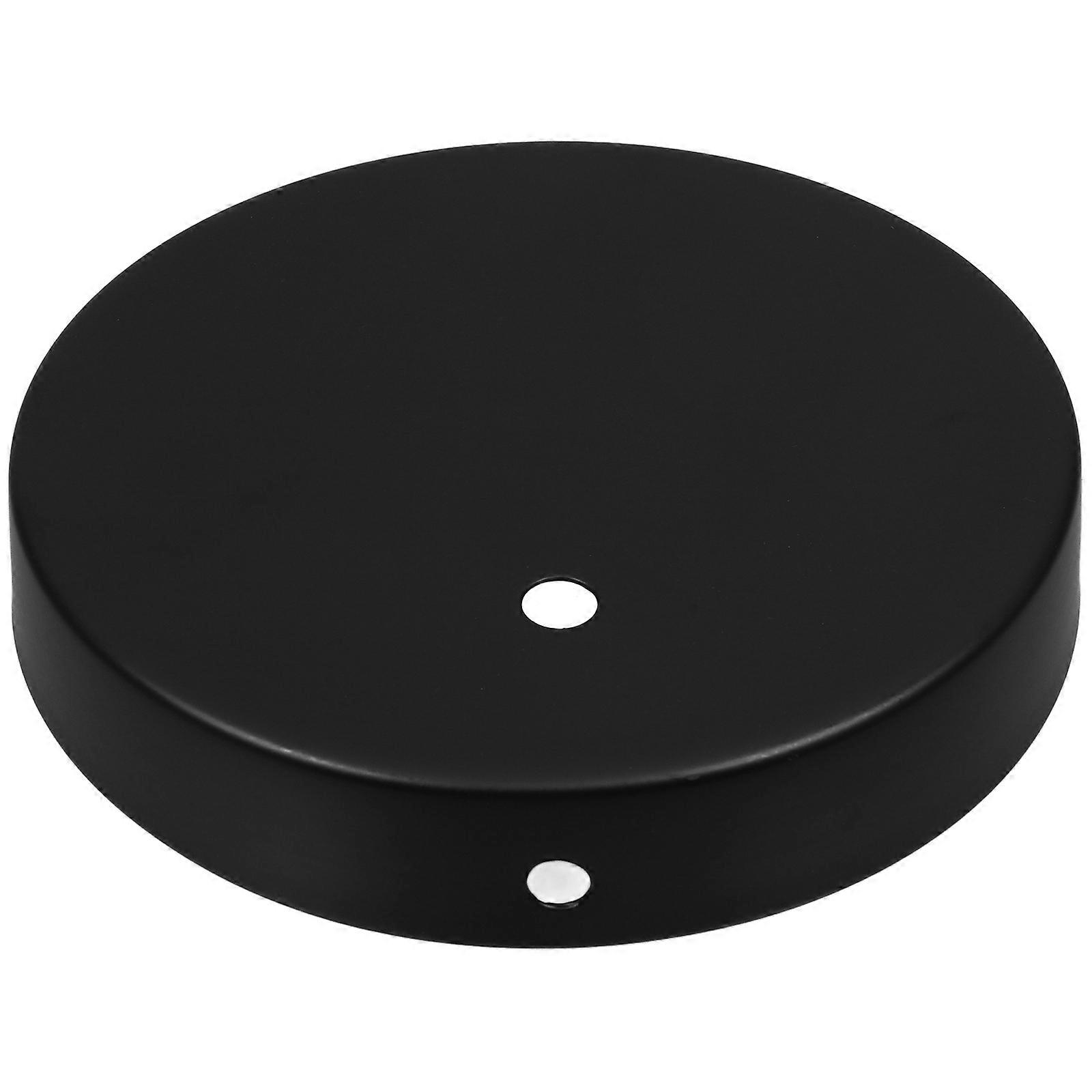 Metal Lamp Base Diy Lamp Base For Study Room Wire Passage Black 1Pack