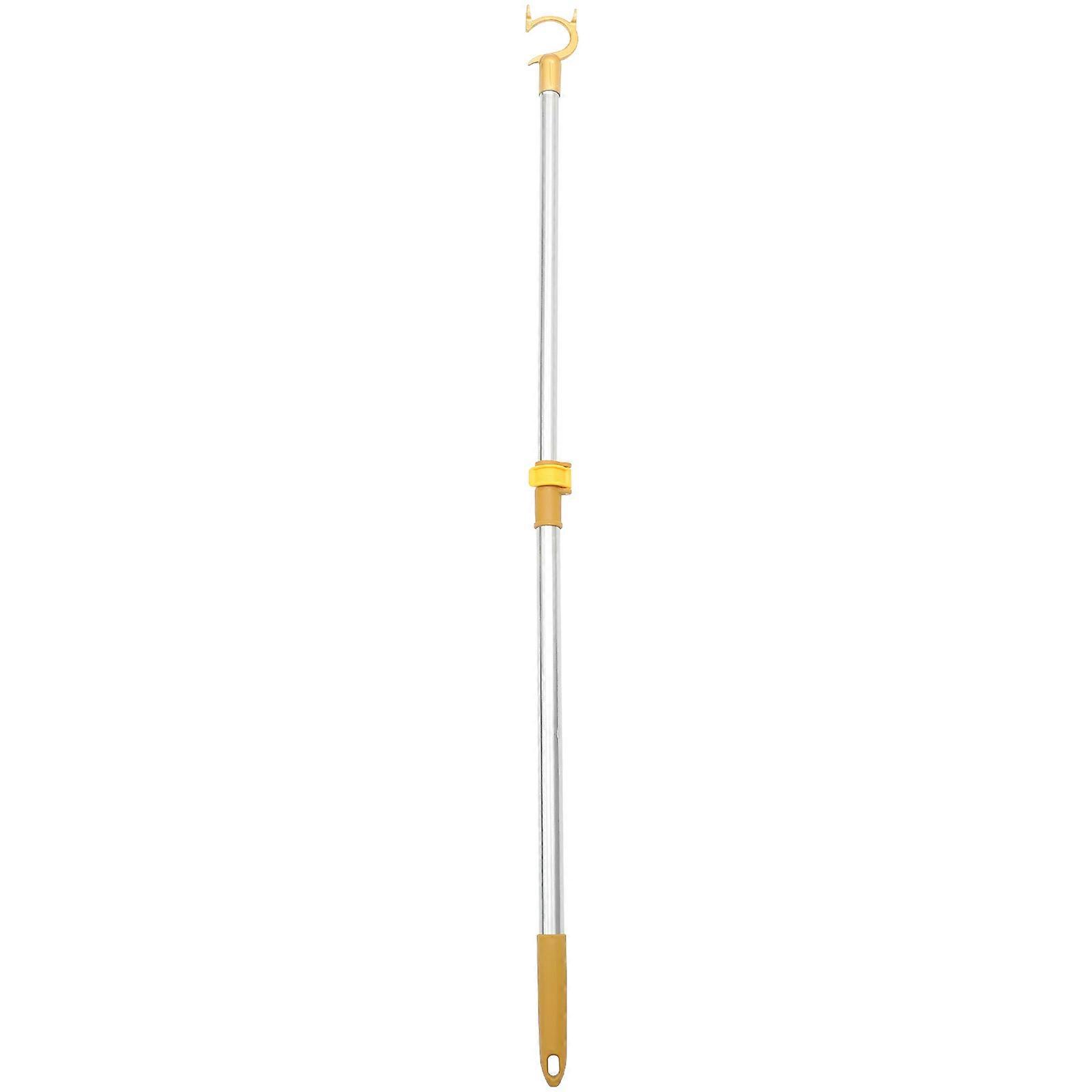 Adjustable Telescopic Clothes Reach Rod, Lightweight Retractable Garment Pole with Strong Bearing Capacity for Household Use, Fits Various Spaces,