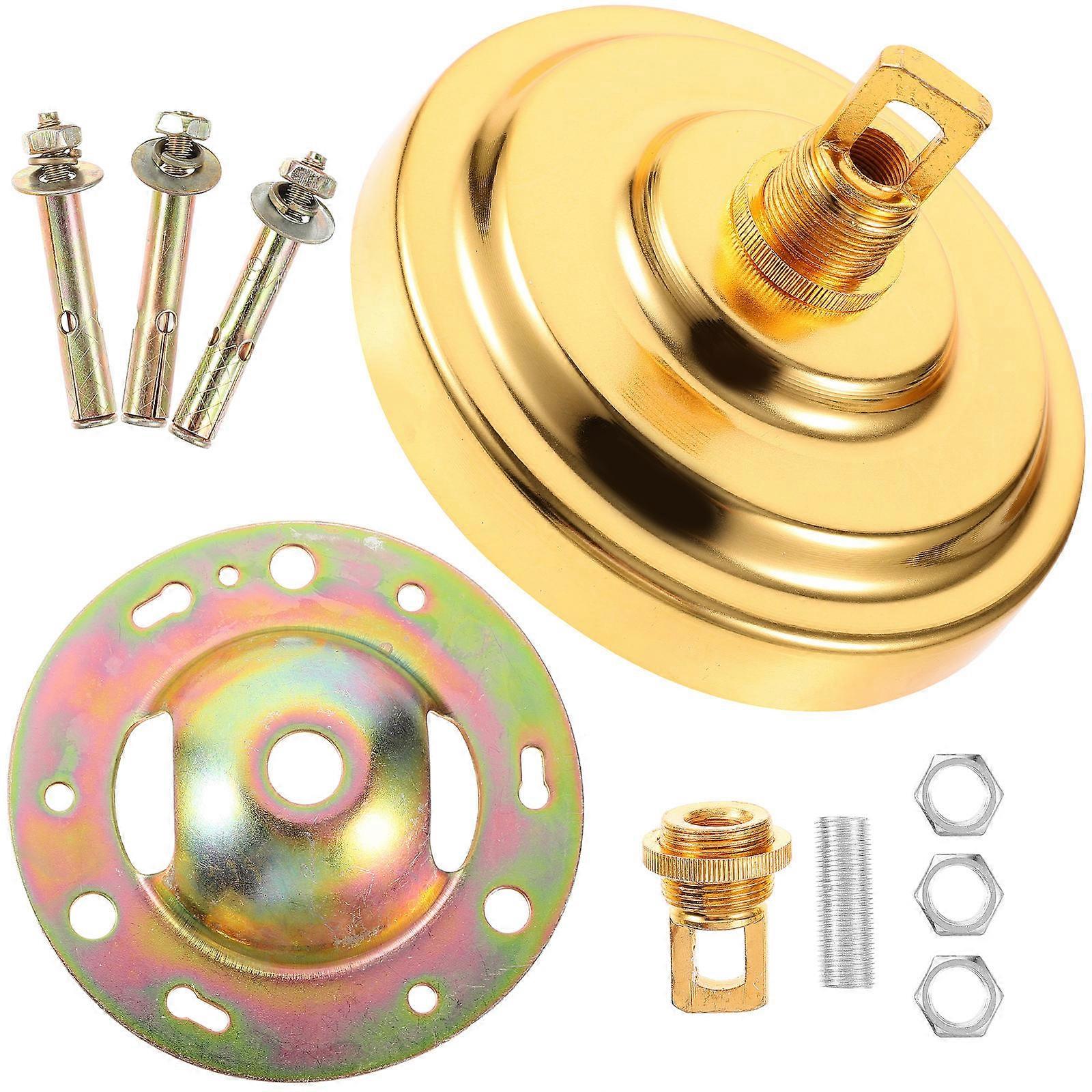 Pendant Canopy Ceiling Cover Plate Retro Minimalist Bow Mounting Bracket 1Set