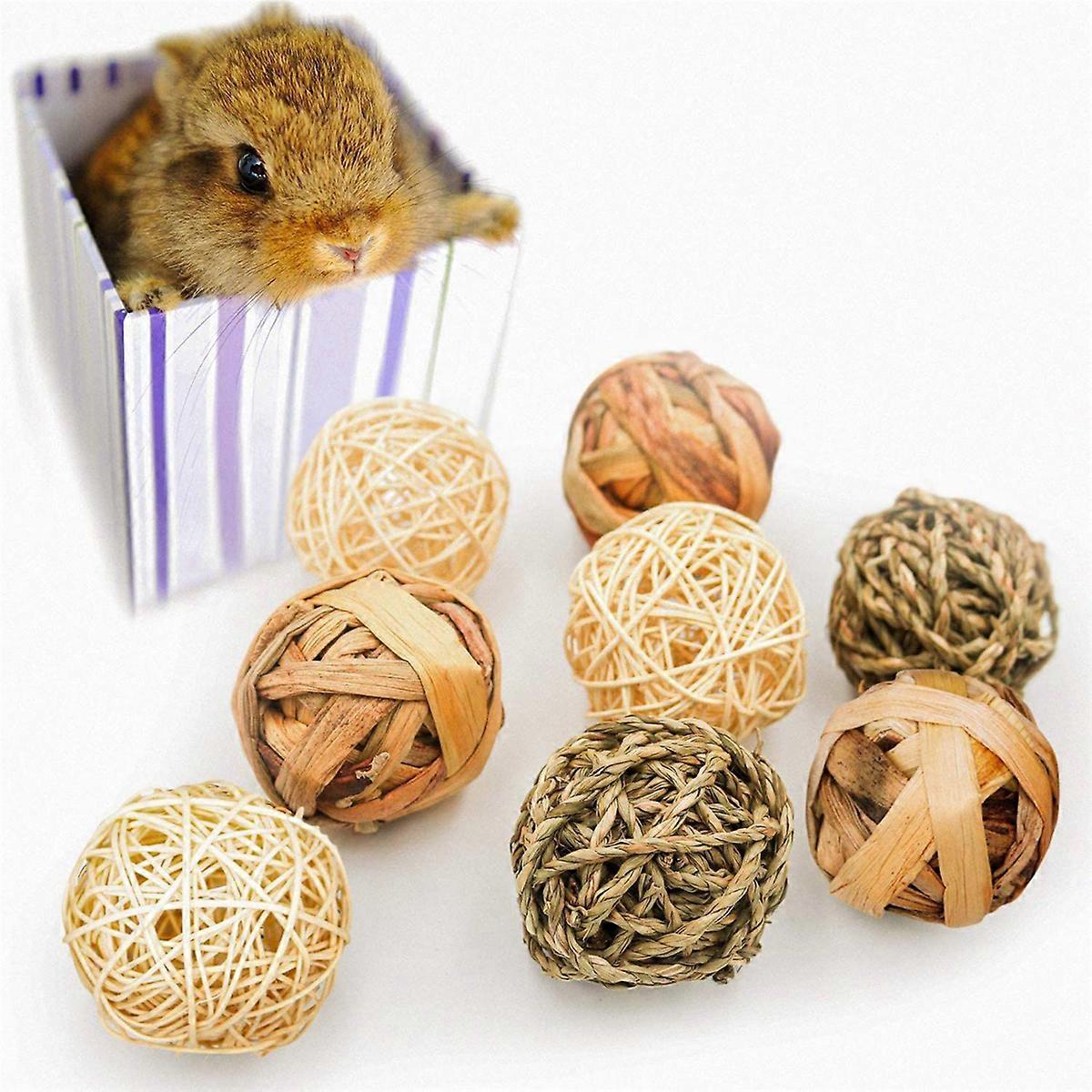 Pets Play Chew Toys for Bunny Rabbits Guinea Pigs Gerbils, 6 Pack