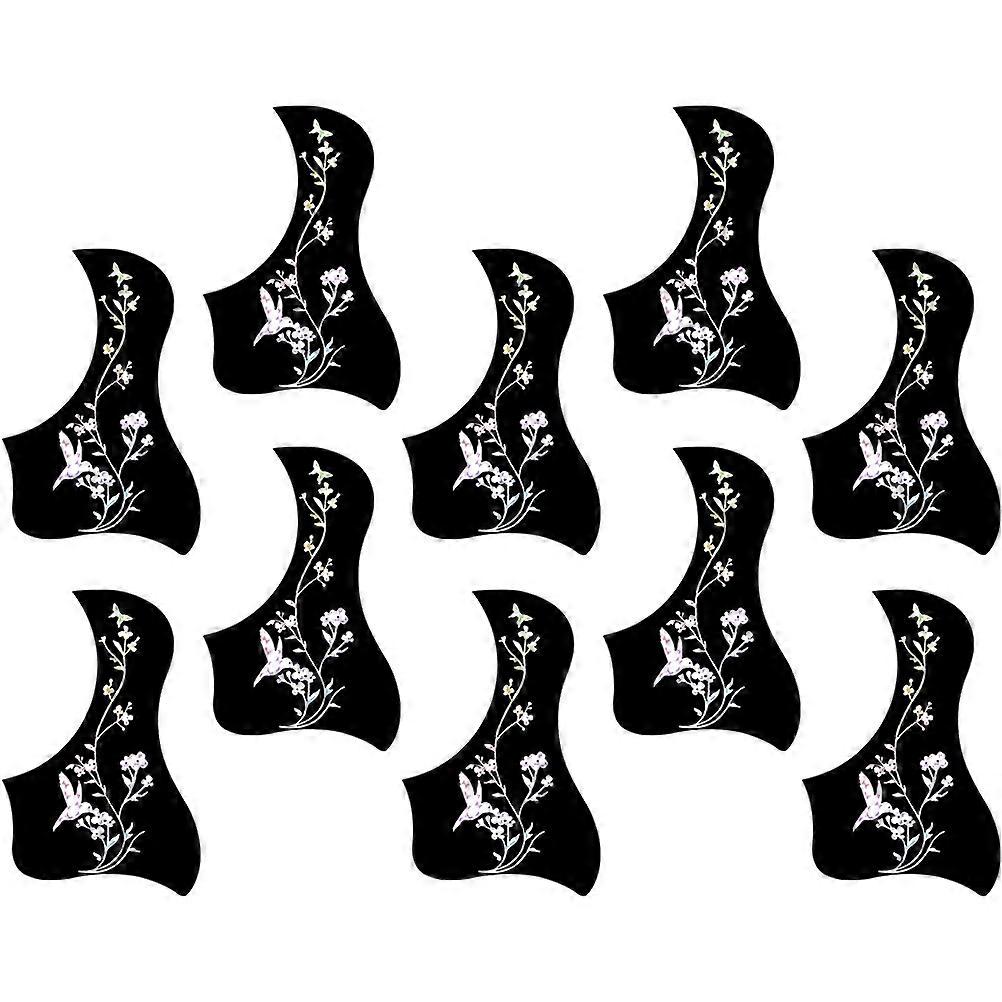 Guitar Guard Plate Pickguard 40/41 Inch Protective Board For Performance Black 10Pcs