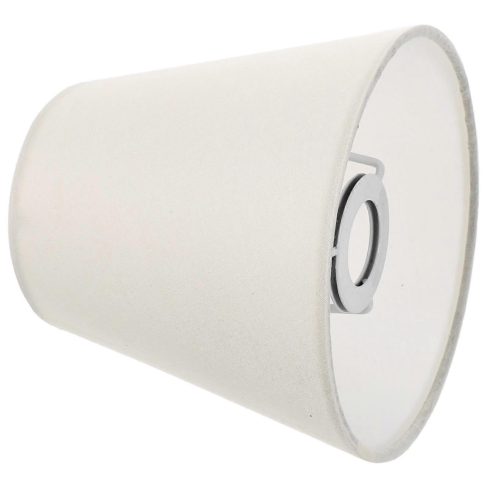 Table Lamp Lampshade Replacement Fabric-Wrapped Lampshade for Home Decoration Light Yellow 14.00X14.00X13.00CM Dust Protection 1Pcs