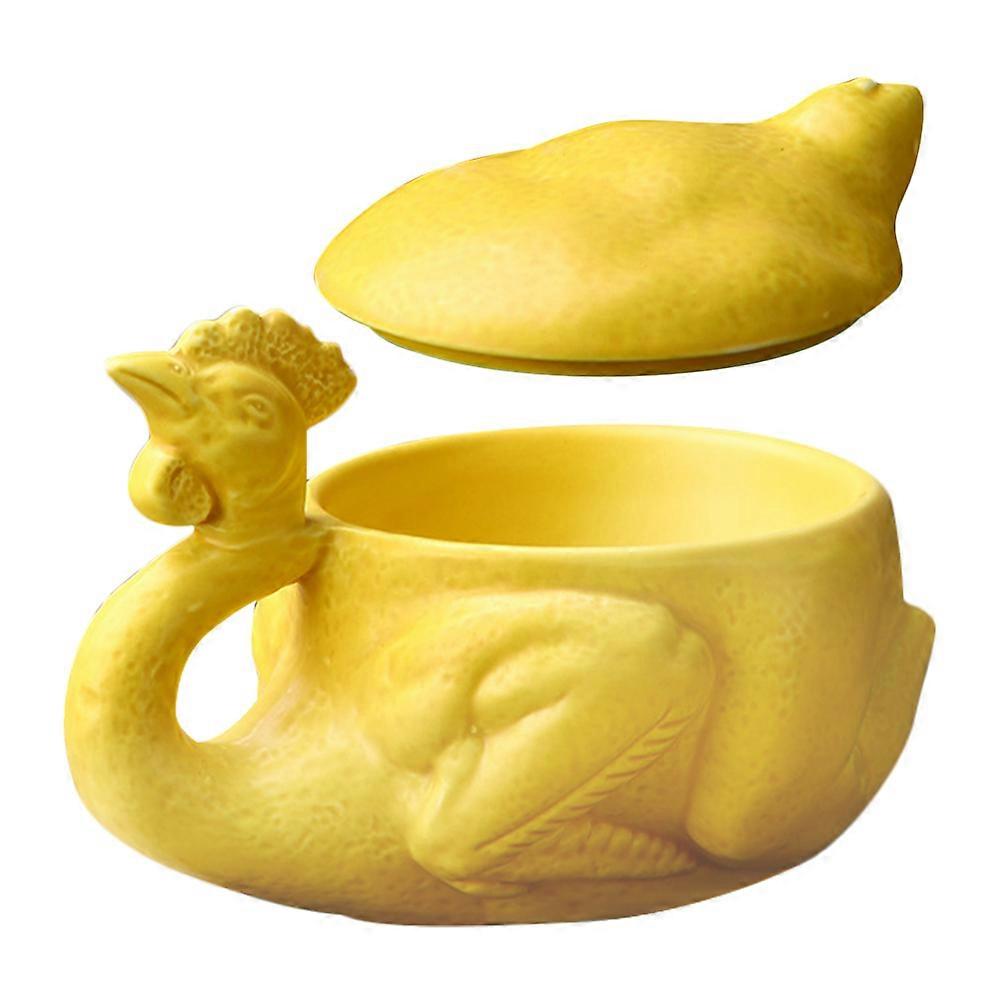 Office Water Mug Ceramic Chicken Shape Home Office Mug 1Set