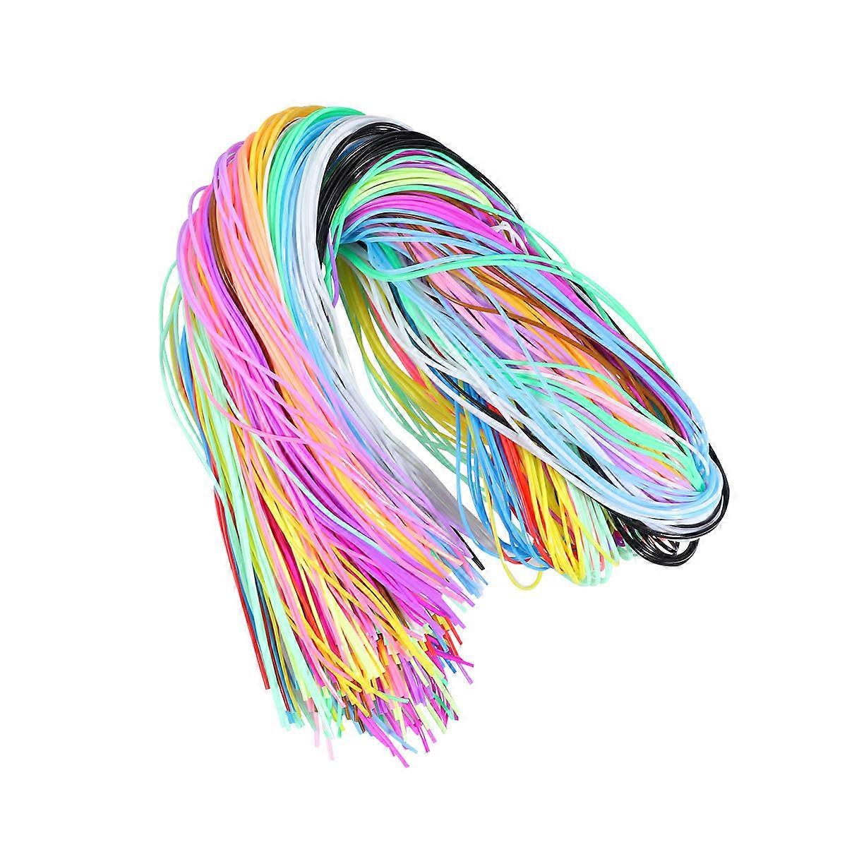 Craft Twine String Braided Rope Assorted Color 100X0.18CM Diy Projects For Jewelry Making 2 Bags of 400Pcs