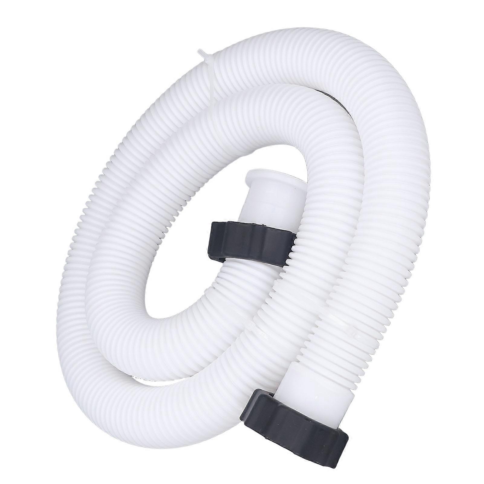 Pool Pump Replacement Hose for 1.5in Diameter Replacement Pool Hose for Above Ground Pools White