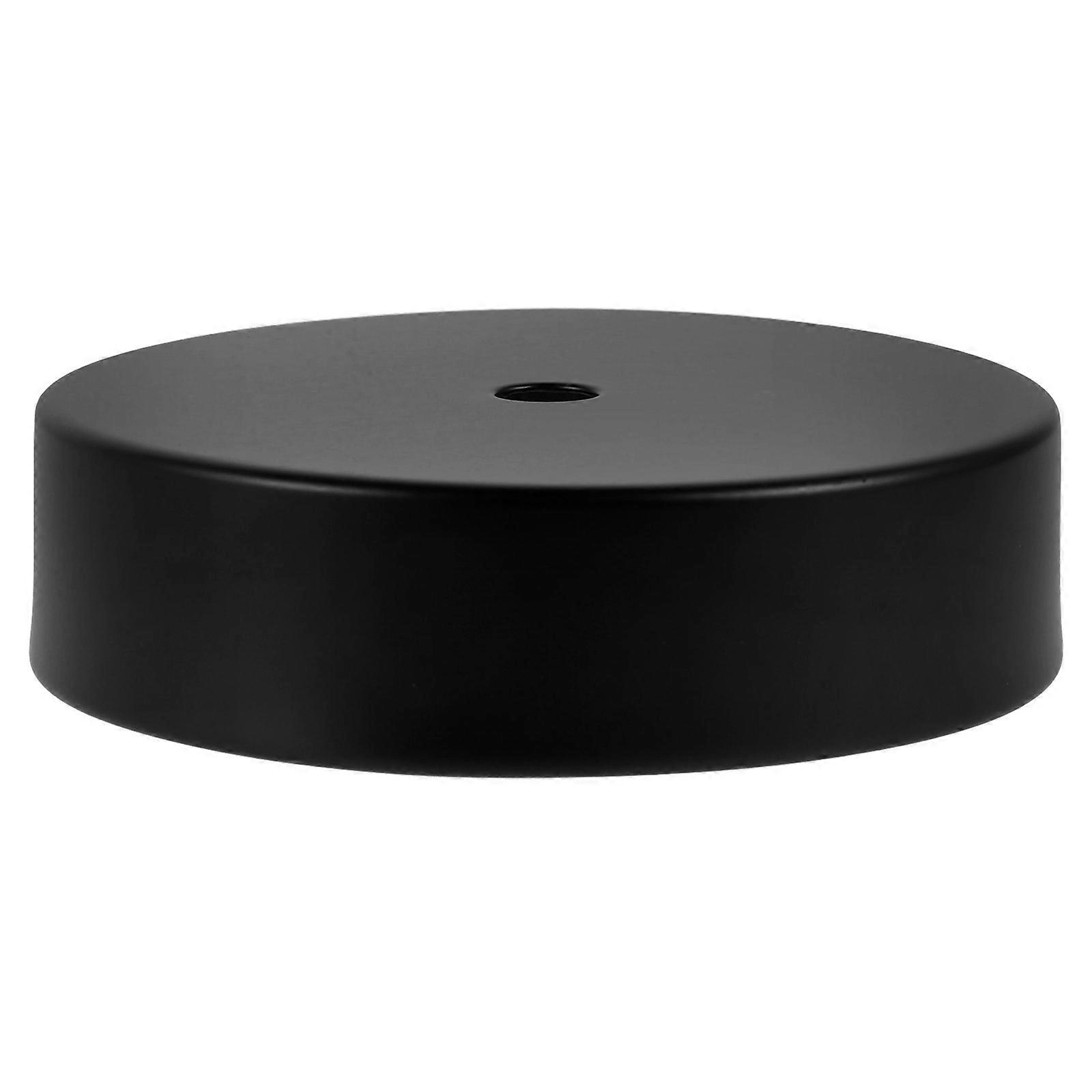 Round Iron Lamp Base Table Light Stand Night Lamp Round Bases For Bookshop 1Pcs
